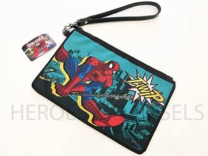 Marvel Comics SPIDER-MAN ACTION WRISTLET WALLET - Purse Organizer Cell Pouch - Picture 1 of 3