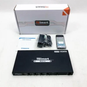 TESmart 4x4 HDMI Matrix Switch 4K bei 30Hz UHD | 4 in 4 Out HDMI Matrix - Photo 1/6