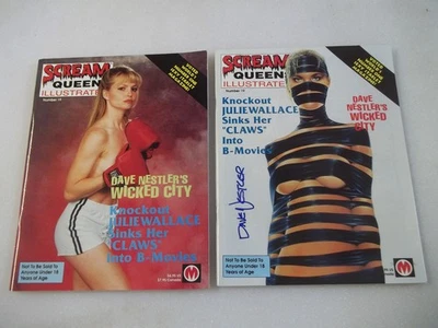 Scream Queens Illustrated #19:Both Cover Page Julie Wallace, Dave Nestler-Signed - Image 1 of 4