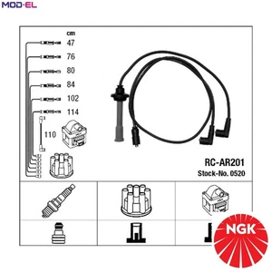 IGNITION CABLE KIT 0520 FOR ALFA ROMEO AR01911/01648/01646 2.5L AR61501 3.0L 75 - Picture 1 of 11