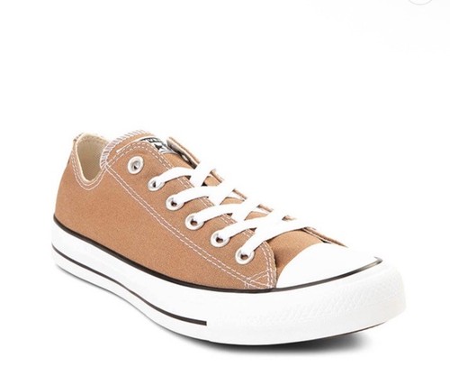 Sneakers CONVERSE All Stars donna marroni in tela con lacci taglia M6 W8 nuove Hot Tea