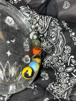 Lote de 6 canicas vintage sin marca Foto 1 de 4