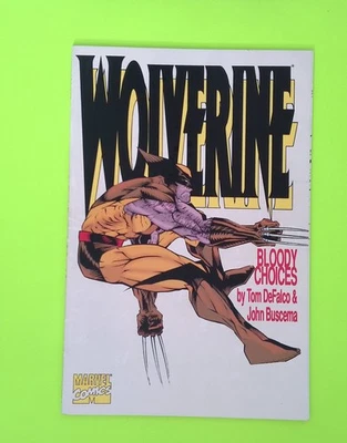 Marvel Graphic Novel Wolverine - Bloody Choices #1b 1993 Marvel Comics SD20-175 - Image 1 of 2