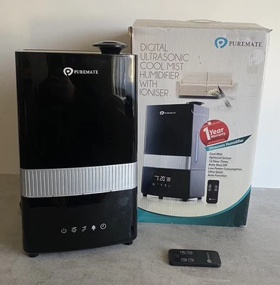 Puremate PM 908 Digital Ultrasonic Cool Mist Humidifier With Remote Control - Image 1 of 4