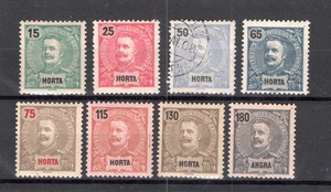 Horta Portugal 1898 D. Carlos I set M + used cat 60 Euros - Picture 1 of 1