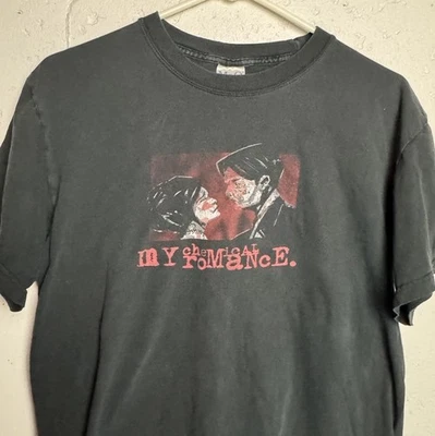 Vintage 2004 My Chemical Romance T Shirt Three Cheers For Sweet Revenge Medium - Image 1 of 4