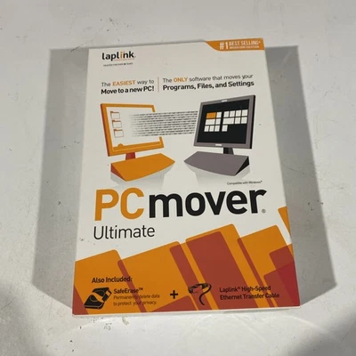 LapLink PCMover Ultimate SafeErase for Windows 8, 7, Vista, XP - Image 1 of 2