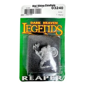 NOC Dark Heaven Legends Reaper Metal 28mm Olaf Viking Chieftain Pack NEU - Bild 1 von 3