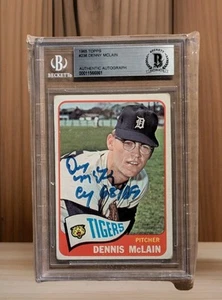 2965 Topps #236 Denny Mclain W/Auto Beckett COA - Picture 1 of 2