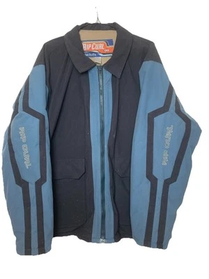 Ripcurl Vintage 1990s Jacket Size L / Large Black Full Zip Jacket Surf Skate - Image 1 of 4