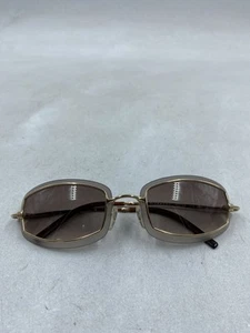 Gafas de sol Givenchy doradas marrones rectangulares para mujer - Imagen 1 de 7