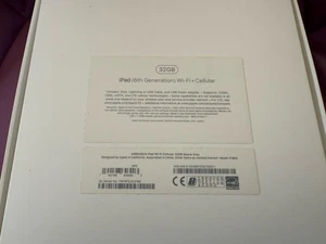 iPad, 6th Gen, Gold, BOX ONLY - Afbeelding 1 van 2