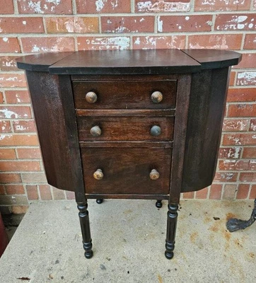 Antique Mahogany Martha Washington Sewing Cabinet Stand - Image 1 of 4