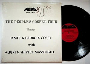Peoples Gospel Four LP James Georgia Cosby Albert Shirley Massengill - Picture 1 of 4