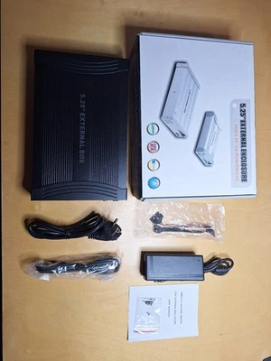 5.25" USB to SATA / IDE External Enclosure Externes Festplattengehäuse Unbenutzt - Bild 1 von 4