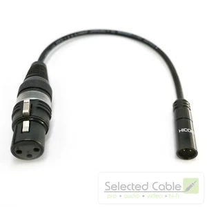 Mini-XLR (M) auf XLR (w) 50cm Tiny Adapter Kabel Mikrofon Ton Blackmagic Kamera - Bild 1 von 5