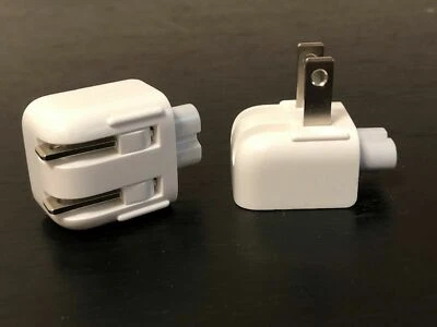 2 x Pcs Genuine Apple MagSafe AC Wall Adapter DUCKHEAD 2 PRONG PLUG 45W 60W 85W - Image 1 of 2