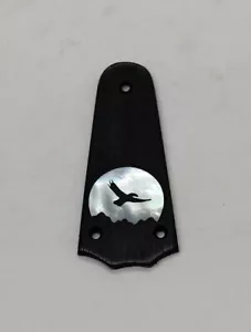 Truss Rod Cover with Eagle Silhouette Inlay will fit Taylor 3 Hole - Picture 1 of 1