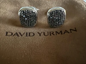 david yurman black diamond cufflinks - Picture 1 of 3