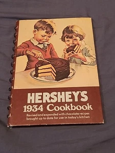 HERSHEY'S 1934 COOKBOOK Revised & Expanded Vintage 1971  Edition Spiral Bound - Picture 1 of 6