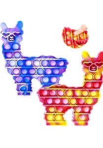 WHATOOK POP Fidget Llama Toys : Alpaca Popper Toys Sensory Silicone Squeeze - Picture 1 of 3
