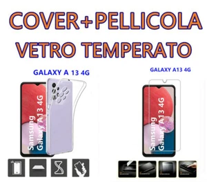 COVER CUSTODIA SILICONE per   Samsung Galaxy A13 4G + PELLICOLA VETRO - Foto 1 di 1
