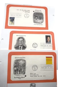FDC First Day Of Issue Envelope With Stamps With Info Card / Lot of 3 - Picture 1 of 4
