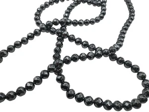 Cuentas redondas facetadas de 16" hebra Hemalyke (hechas por el hombre) de 6 mm - Imagen 1 de 3