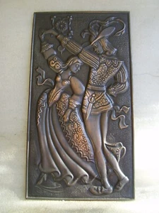 Vintage Handmade Wall Decor Folk tale Cinderella - Picture 1 of 7