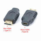 Mini HDMI (typ C) męski na micro HDMI (typ D) żeński adapter konwerter
