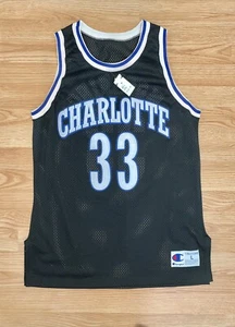 Vintage 1995 Alonzo Mourning Hornets Authentic Champion HQ Prototype Jersey 1of1 - Picture 1 of 7