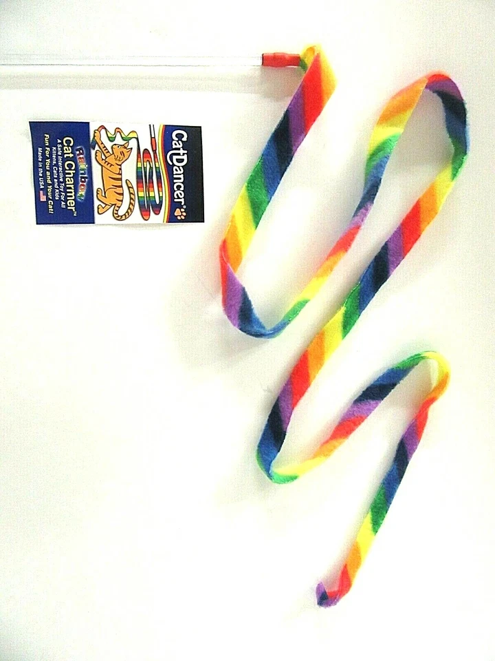 Lm-cat Dancer Rainbow Charmer Wand Cat Toy