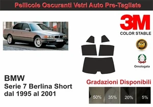 pellicola oscurante vetri bmw serie 7 berlina short dal 1995-2001 kit posteriore - Imagen 1 de 1
