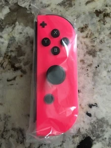 Nintendo Switch Splatoon 2 Neon PINK RIGHT Joy-con Only Joycon Brand New Genuine - Picture 1 of 1