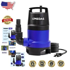 Efficient 1HP Submersible Pump with 31ft Lift for Pool Drainage & Irrigation - Picture 1 of 10