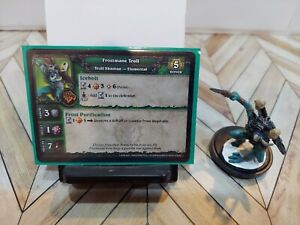 Frostmane Troll WoW Miniature Figure - Core Set with Included WoW Card