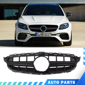 For 2016-2020 E63 E300 E350 Front Grilles Modify Upgrade AM G GT E63S Black - Bild 1 von 2