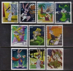 USA Satz Disney Bugs Bunny komplett (10) gestempelt - Imagen 1 de 1