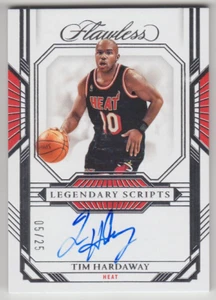2022-23 Panini Flawless Miami Heat Tim Hardaway Legendary Scripts Auto 05/25 - Bild 1 von 2