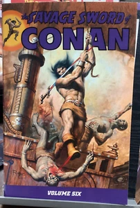 SAVAGE SWORD OF CONAN VOLUME 6 SC GRAPHIC NOVEL ADVENTURE DARK HORSE TPB - Picture 1 of 3