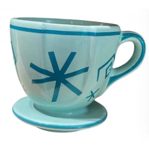 Disney Parks Exklusiv Alice im Wunderland Mad Tea Party Grüntee Kaffeebecher - Bild 1 von 1