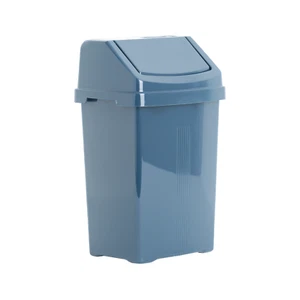 8L Plastic Swing Bin With Lid Recycle Rubbish Waste Dustbin Home Kitchen Office - Picture 1 of 12