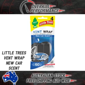 Little Trees Air Freshener Vent Wrap New Car Scent 4 Pack - Car Truck Home - Picture 1 of 1