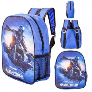 Star Wars The Mandalorian Character Official Backpack Boys Kids School Bag Rucks - Picture 1 of 9