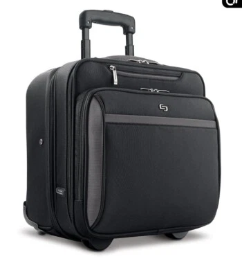 Solo York Westside Rolling Overnight Laptop Bag Slim Compact Design Rolling Case - Image 1 of 4