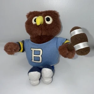 Brandeis University Ollie the Owl Vintage 6 Inch Plush With SHIRT AND GAVEL - Picture 1 of 4