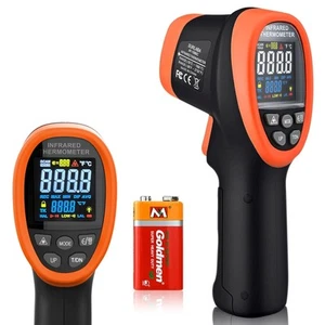 Infrared Thermometer, Color LCD High Temp Thermometer Pyrometer IR Temperatur... - Picture 1 of 8