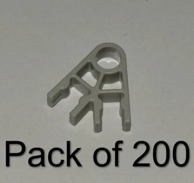 (200) Conectores bidireccionales grises K'nex - Pieza de repuesto estándar a granel KNEX Foto 1 de 2