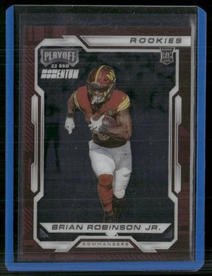 2022 Panini Chronicles #PMR-25 Brian Robinson Jr. Playoff Momentum Rookies - Image 1 of 2