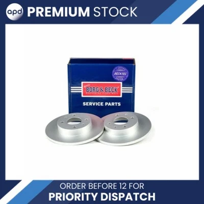 Discos de freno Borg & Beck BBD4001 para FIAT TEMPRA S.W. 159 1990 a 07/1996 - Imagen 1 de 4
